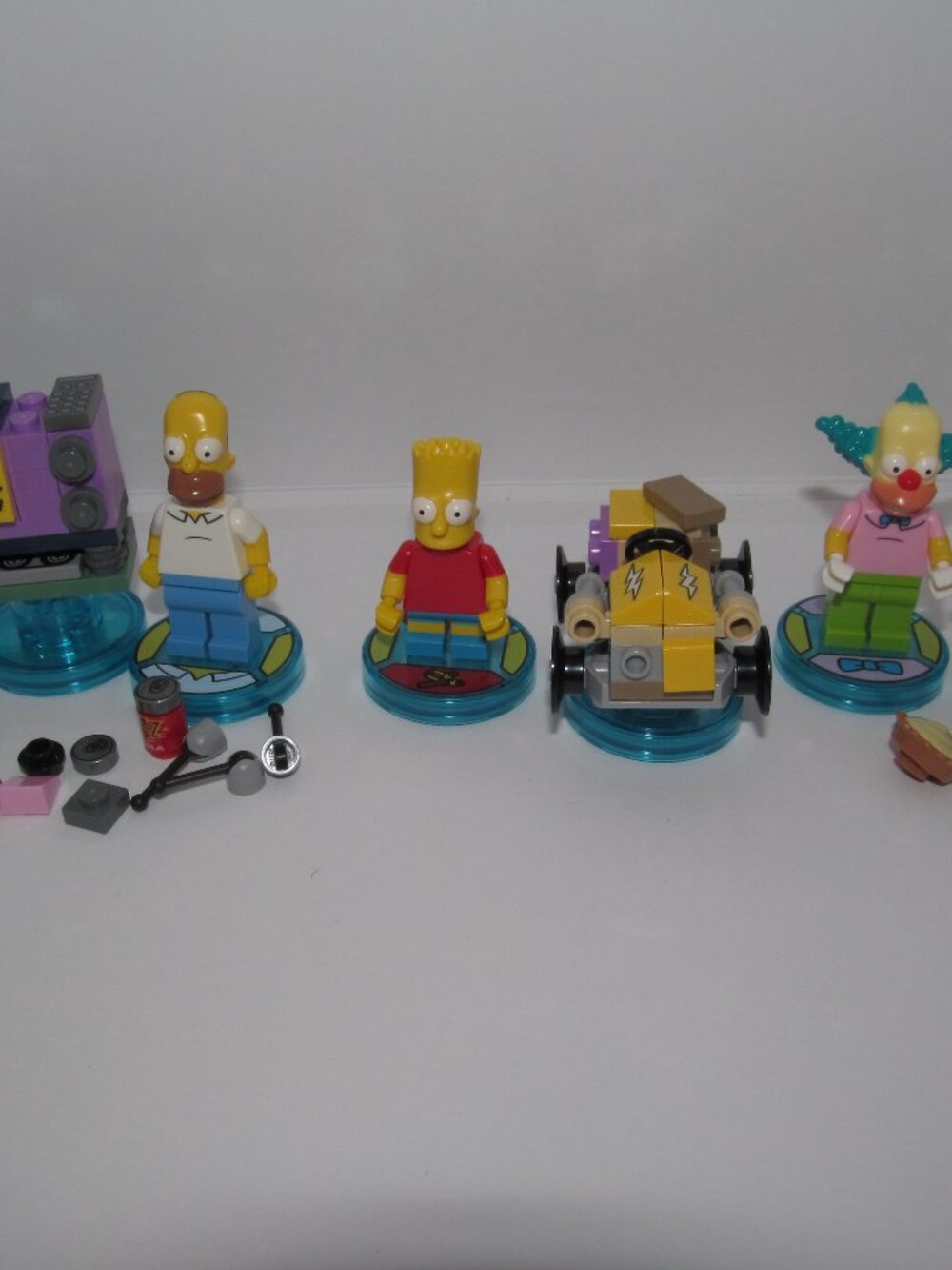 Lego Dimensions The Simpsons Level Pack #71202 + Bart Simpson #71211 + Krusty